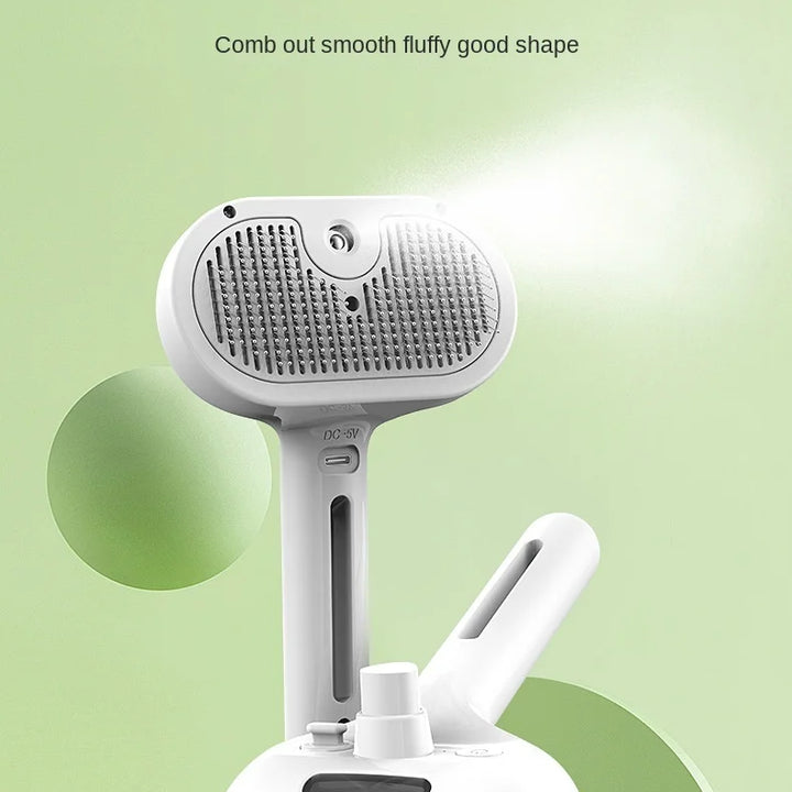 3 In 1 Pet Spray Grooming Comb Steamy Dogs & Cats