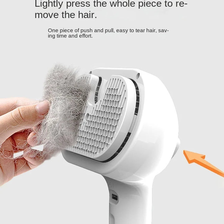3 In 1 Pet Spray Grooming Comb Steamy Dogs & Cats