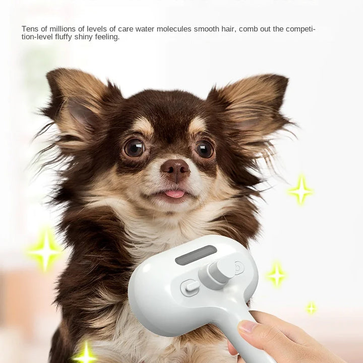 3 In 1 Pet Spray Grooming Comb Steamy Dogs & Cats